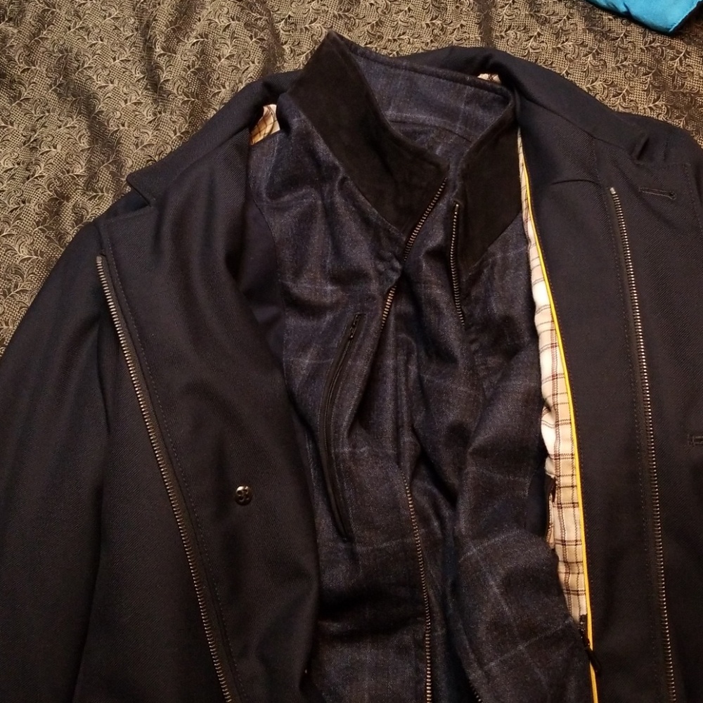 robert talbott medium coat with liner